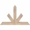 Ekena Millwork Saratoga Smooth Timber Gable Bracket, Douglas Fir, 36"W x 24"H x 3 1/2"D x 3 1/2"F, 16/12 Pitch GBW036X24X0404SAR00SDF - alternate 1